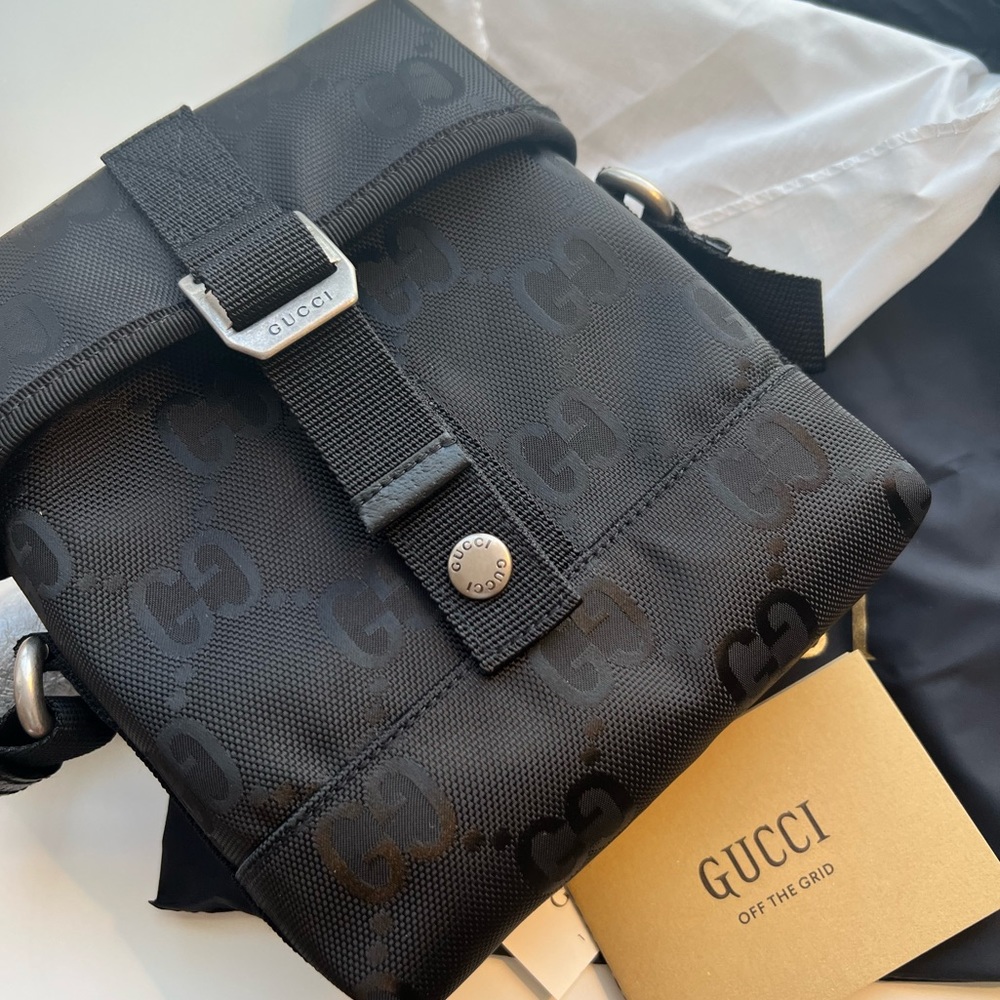 Gucci Off The Grid Black Crossbody NEW UNISEX